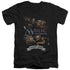 MAGIC THE GATHERING/FOUR PACK RETRO - S/S ADULT V-NECK 30/1 - BLACK