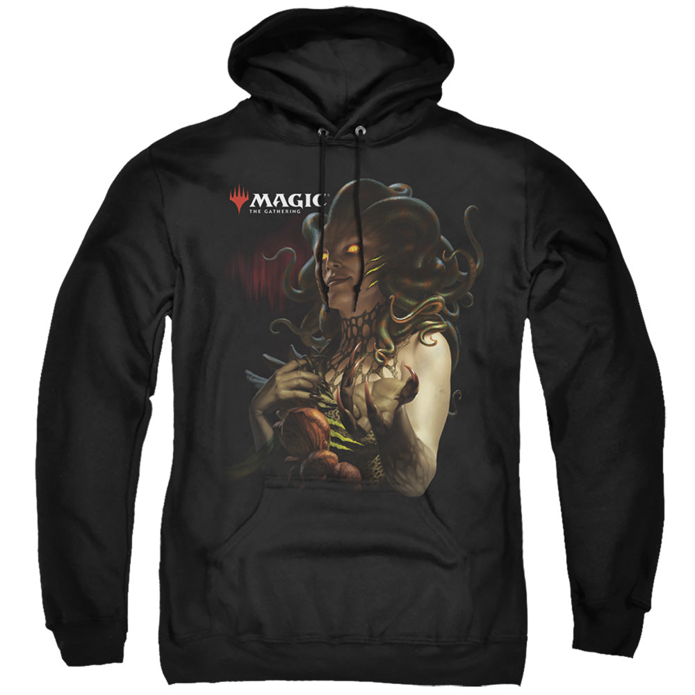 MAGIC THE GATHERING/VRASKA QUEEN OF GOLGARI - ADULT PULLOVER HOODIE - BLACK