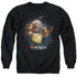 MAGIC THE GATHERING/AJANI - ADULT CREWNECK SWEATSHIRT - BLACK