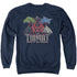 DUNGEONS AND DRAGONS/TIAMAT QUEEN OF EVIL - ADULT CREWNECK SWEATSHIRT - NAVY