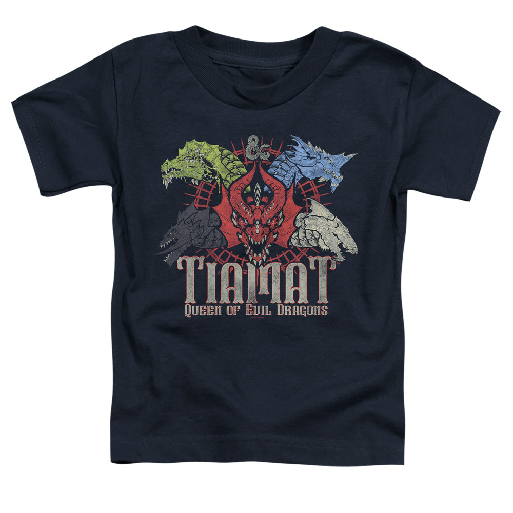 DUNGEONS AND DRAGONS/TIAMAT QUEEN OF EVIL - S/S TODDLER TEE - NAVY