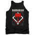 DUNGEONS AND DRAGONS/BARBARIAN - ADULT TANK - BLACK