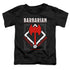 DUNGEONS AND DRAGONS/BARBARIAN - S/S TODDLER TEE - BLACK