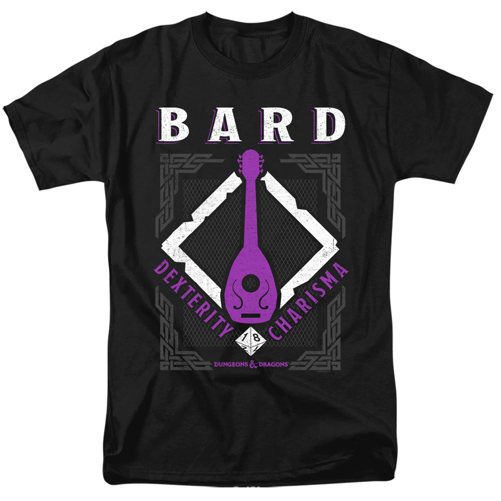 DUNGEONS AND DRAGONS/BARD - S/S ADULT 18/1 - BLACK