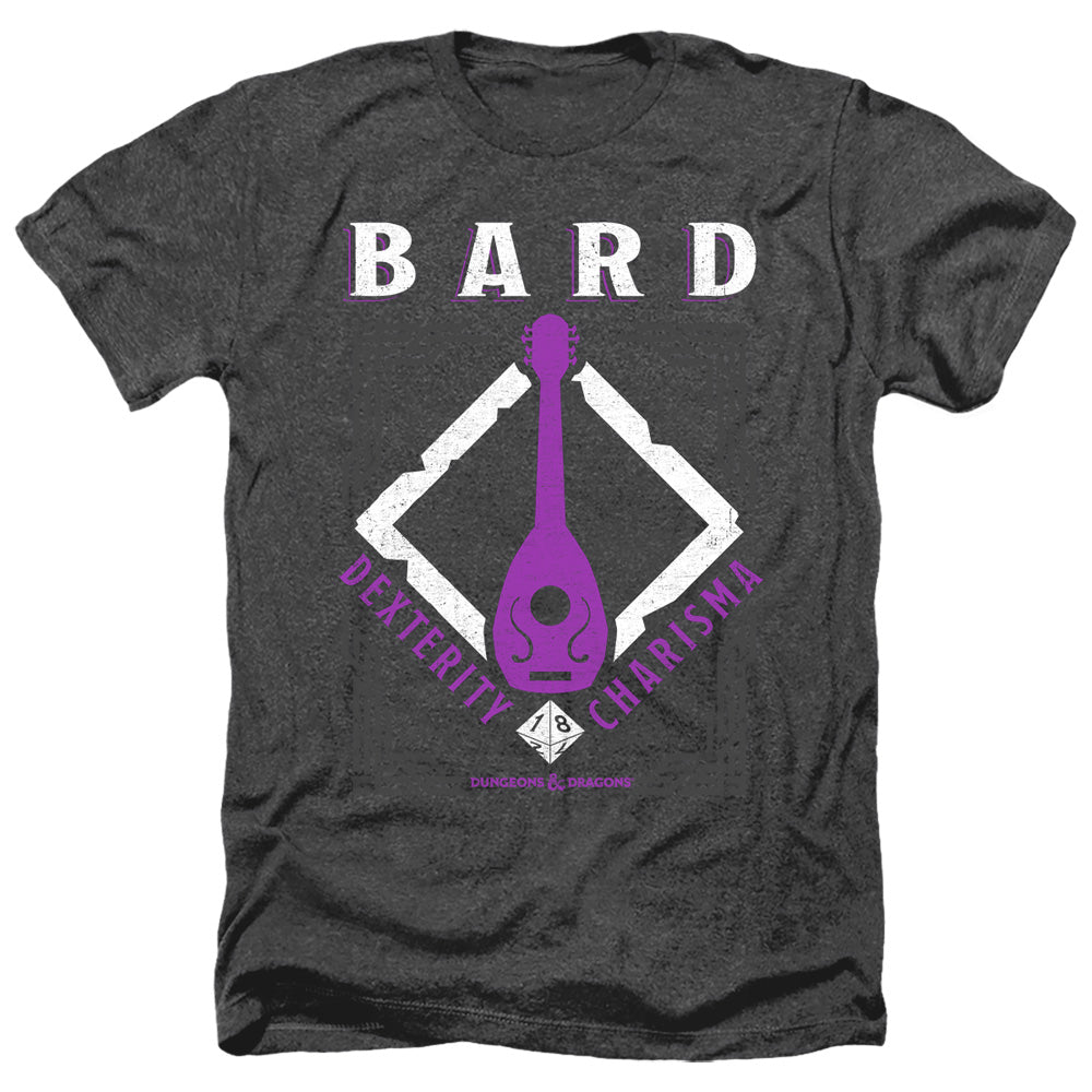 DUNGEONS AND DRAGONS/BARD - ADULT HEATHER - BLACK