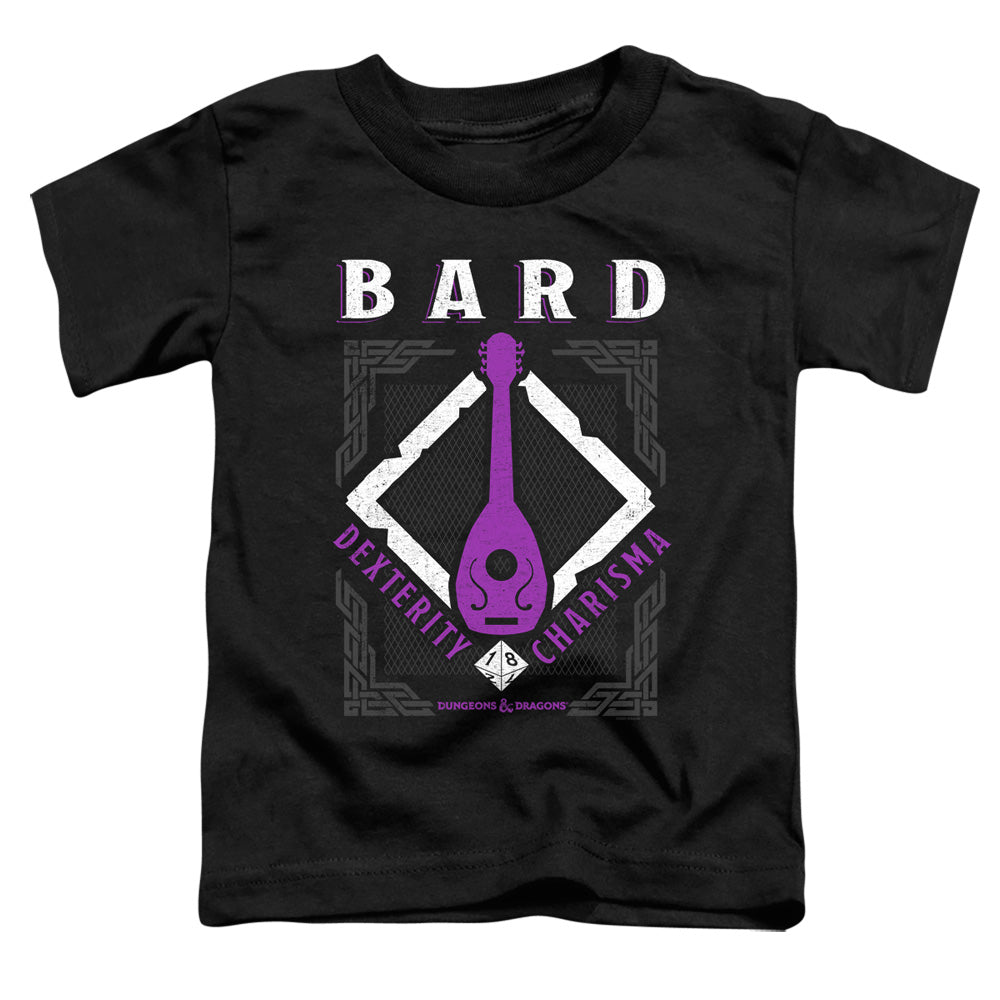 DUNGEONS AND DRAGONS/BARD - S/S TODDLER TEE - BLACK