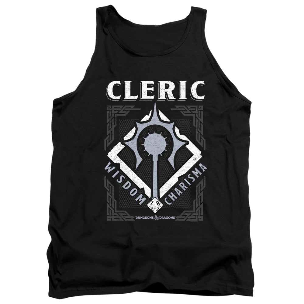 DUNGEONS AND DRAGONS/CLERIC - ADULT TANK - BLACK