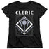 DUNGEONS AND DRAGONS/CLERIC - S/S WOMENS TEE - BLACK