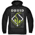 DUNGEONS AND DRAGONS/DRUID - ADULT PULLOVER HOODIE - BLACK