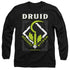 DUNGEONS AND DRAGONS/DRUID - L/S ADULT 18/1 - BLACK