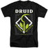 DUNGEONS AND DRAGONS/DRUID - S/S ADULT TALL 18/1 - BLACK
