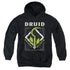 DUNGEONS AND DRAGONS/DRUID - YOUTH PULLOVER HOODIE - BLACK