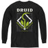 DUNGEONS AND DRAGONS/DRUID - YOUTH LONG SLEEVE TEE - BLACK