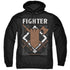 DUNGEONS AND DRAGONS/FIGHTER - ADULT PULLOVER HOODIE - BLACK