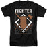 DUNGEONS AND DRAGONS/FIGHTER - S/S ADULT TALL 18/1 - BLACK
