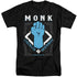 DUNGEONS AND DRAGONS/MONK - S/S ADULT TALL 18/1 - BLACK