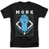 DUNGEONS AND DRAGONS/MONK - S/S ADULT 18/1 - BLACK