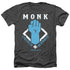 DUNGEONS AND DRAGONS/MONK - ADULT HEATHER - BLACK