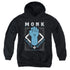 DUNGEONS AND DRAGONS/MONK - YOUTH PULLOVER HOODIE - BLACK