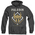 DUNGEONS AND DRAGONS/PALADIN - ADULT HEATHER HOODIE - BLACK