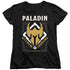 DUNGEONS AND DRAGONS/PALADIN - S/S WOMENS TEE - BLACK