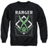 DUNGEONS AND DRAGONS/RANGER - ADULT CREWNECK SWEATSHIRT - BLACK