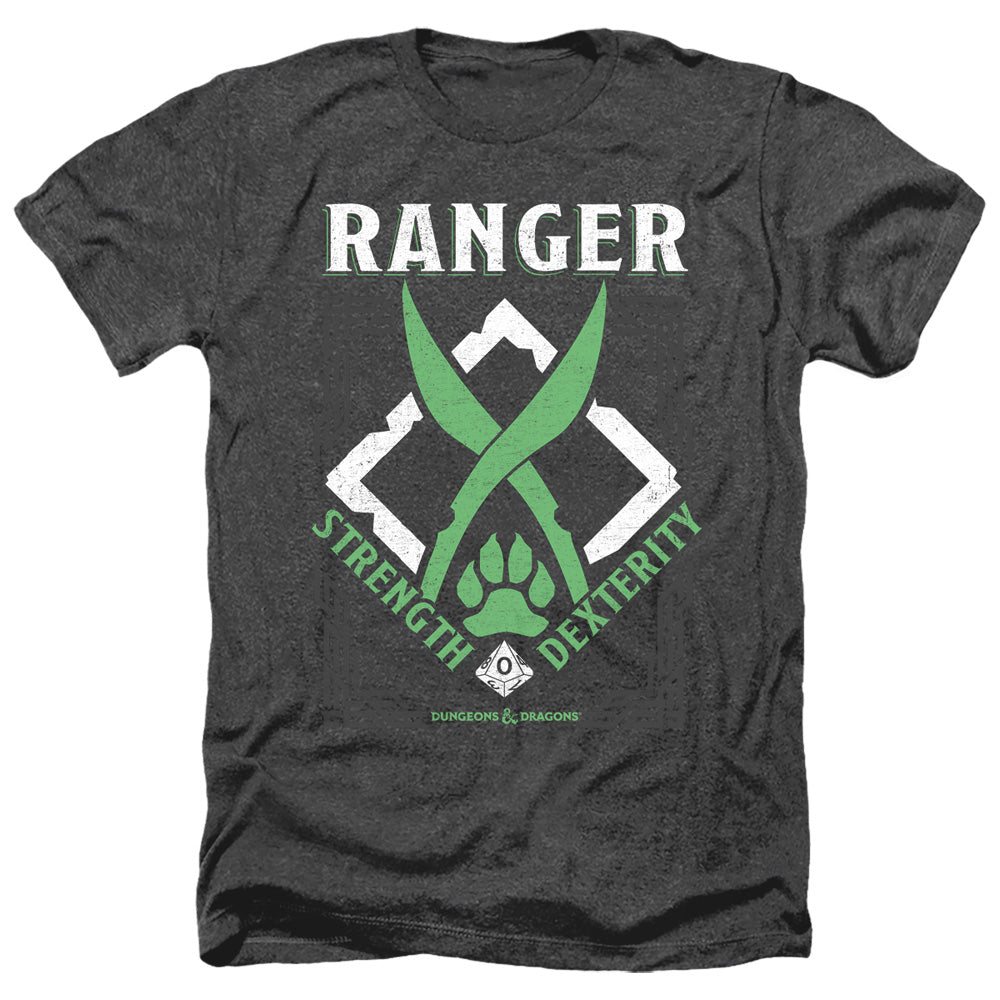 DUNGEONS AND DRAGONS/RANGER - ADULT HEATHER - BLACK