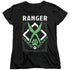 DUNGEONS AND DRAGONS/RANGER - S/S WOMENS TEE - BLACK