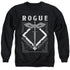 DUNGEONS AND DRAGONS/ROGUE - ADULT CREWNECK SWEATSHIRT - BLACK