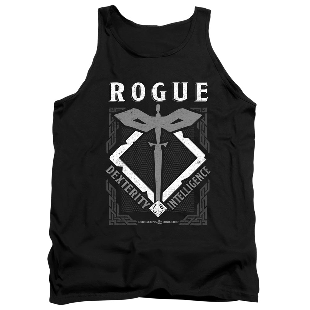 DUNGEONS AND DRAGONS/ROGUE - ADULT TANK - BLACK