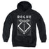 DUNGEONS AND DRAGONS/ROGUE - YOUTH PULLOVER HOODIE - BLACK