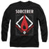 DUNGEONS AND DRAGONS/SORCERER - L/S ADULT 18/1 - BLACK