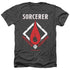 DUNGEONS AND DRAGONS/SORCERER - ADULT HEATHER - BLACK