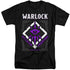 DUNGEONS AND DRAGONS/WARLOCK - S/S ADULT TALL 18/1 - BLACK