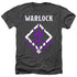 DUNGEONS AND DRAGONS/WARLOCK - ADULT HEATHER - BLACK