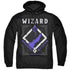 DUNGEONS AND DRAGONS/WIZARD - ADULT PULLOVER HOODIE - BLACK
