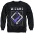 DUNGEONS AND DRAGONS/WIZARD - ADULT CREWNECK SWEATSHIRT - BLACK