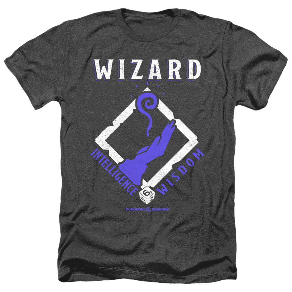 DUNGEONS AND DRAGONS/WIZARD - ADULT HEATHER - BLACK
