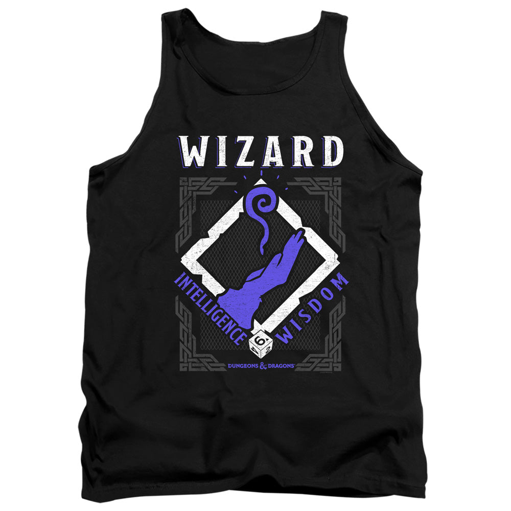 DUNGEONS AND DRAGONS/WIZARD - ADULT TANK - BLACK