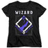 DUNGEONS AND DRAGONS/WIZARD - S/S WOMENS TEE - BLACK