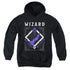 DUNGEONS AND DRAGONS/WIZARD - YOUTH PULLOVER HOODIE - BLACK