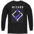 DUNGEONS AND DRAGONS/WIZARD - YOUTH LONG SLEEVE TEE - BLACK