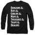 DUNGEONS AND DRAGONS/DUNGEON LIST - L/S ADULT 18/1 - BLACK