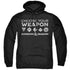DUNGEONS AND DRAGONS/CHOOSE YOUR WEAPON - ADULT PULLOVER HOODIE - BLACK