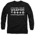 DUNGEONS AND DRAGONS/CHOOSE YOUR WEAPON - L/S ADULT 18/1 - BLACK