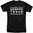 DUNGEONS AND DRAGONS/CHOOSE YOUR WEAPON - S/S ADULT TALL 18/1 - BLACK