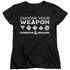DUNGEONS AND DRAGONS/CHOOSE YOUR WEAPON - S/S WOMENS TEE - BLACK