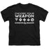 DUNGEONS AND DRAGONS/CHOOSE YOUR WEAPON - S/S YOUTH 18/1 - BLACK