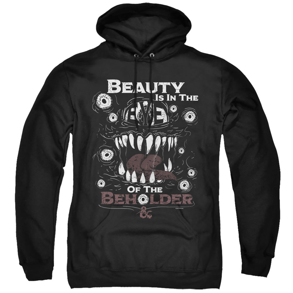 DUNGEONS AND DRAGONS/EYE OF THE BEHOLDER - ADULT PULLOVER HOODIE - BLACK