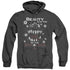 DUNGEONS AND DRAGONS/EYE OF THE BEHOLDER - ADULT HEATHER HOODIE - BLACK